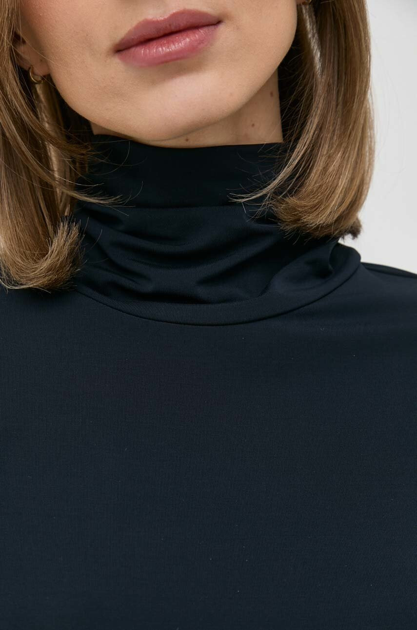 Max Mara Leisure Рокля в тъмносиньо дълъг модел разкроен модел - Pepit.bg