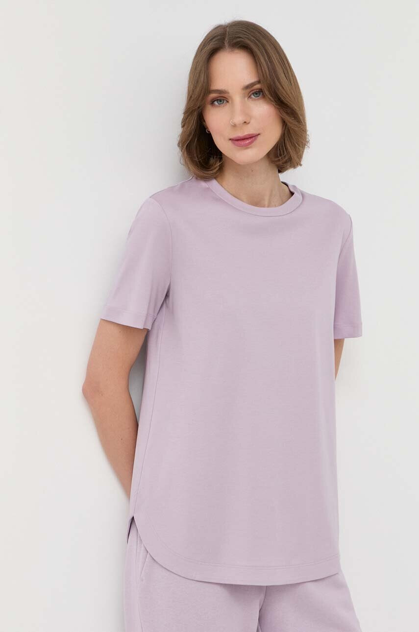 Max Mara Leisure Тениска в лилаво - Pepit.bg