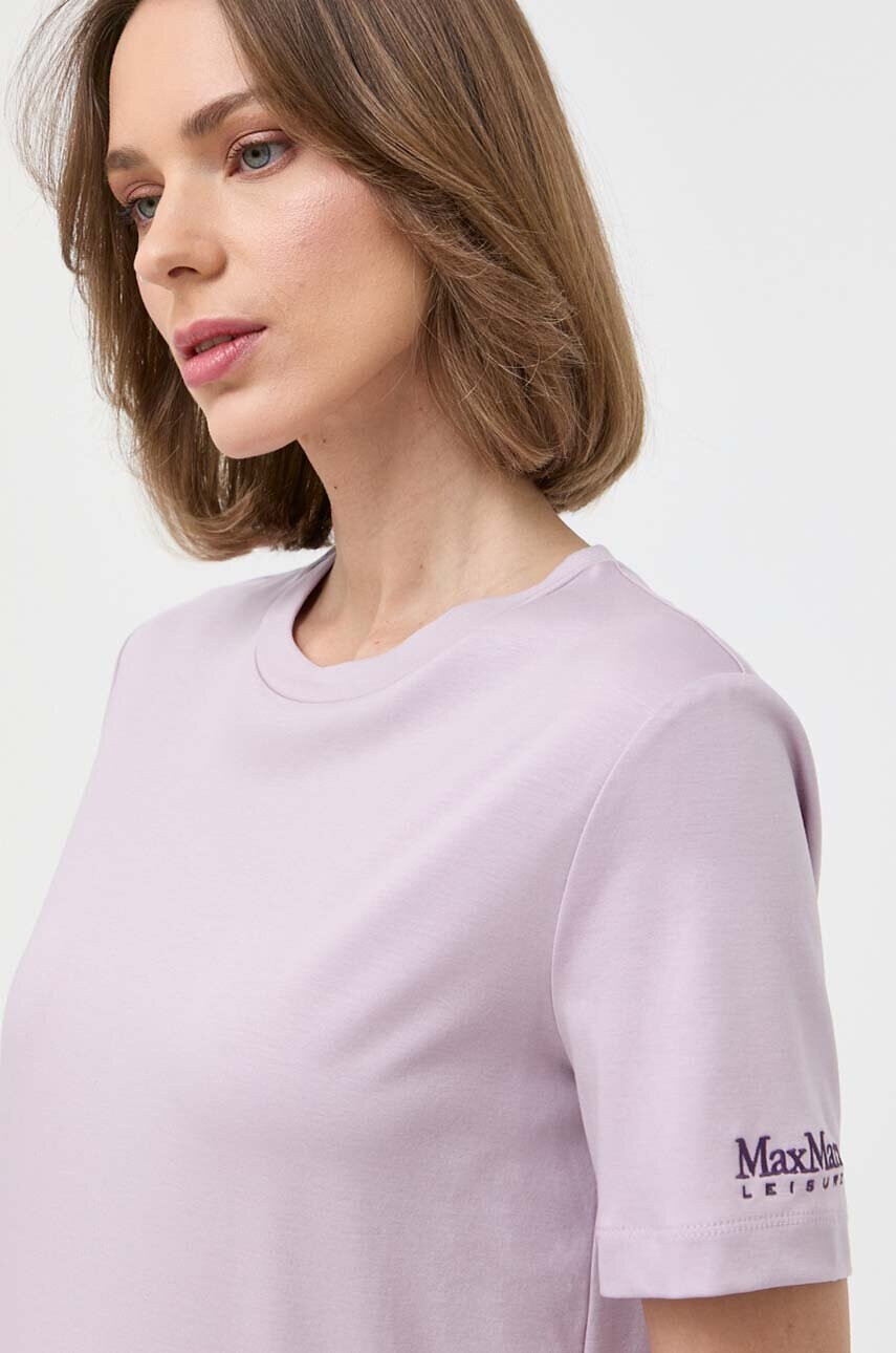 Max Mara Leisure Тениска в лилаво - Pepit.bg