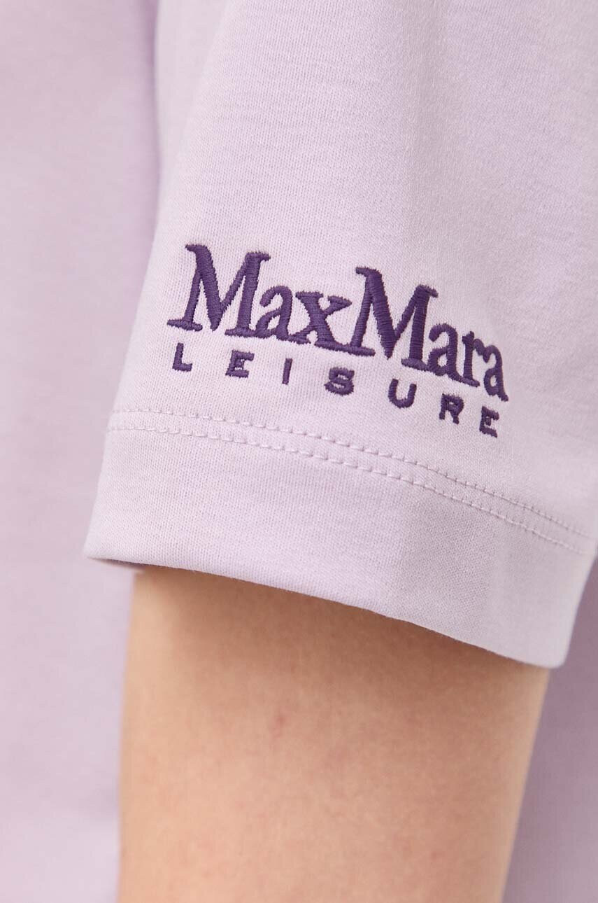 Max Mara Leisure Тениска в лилаво - Pepit.bg