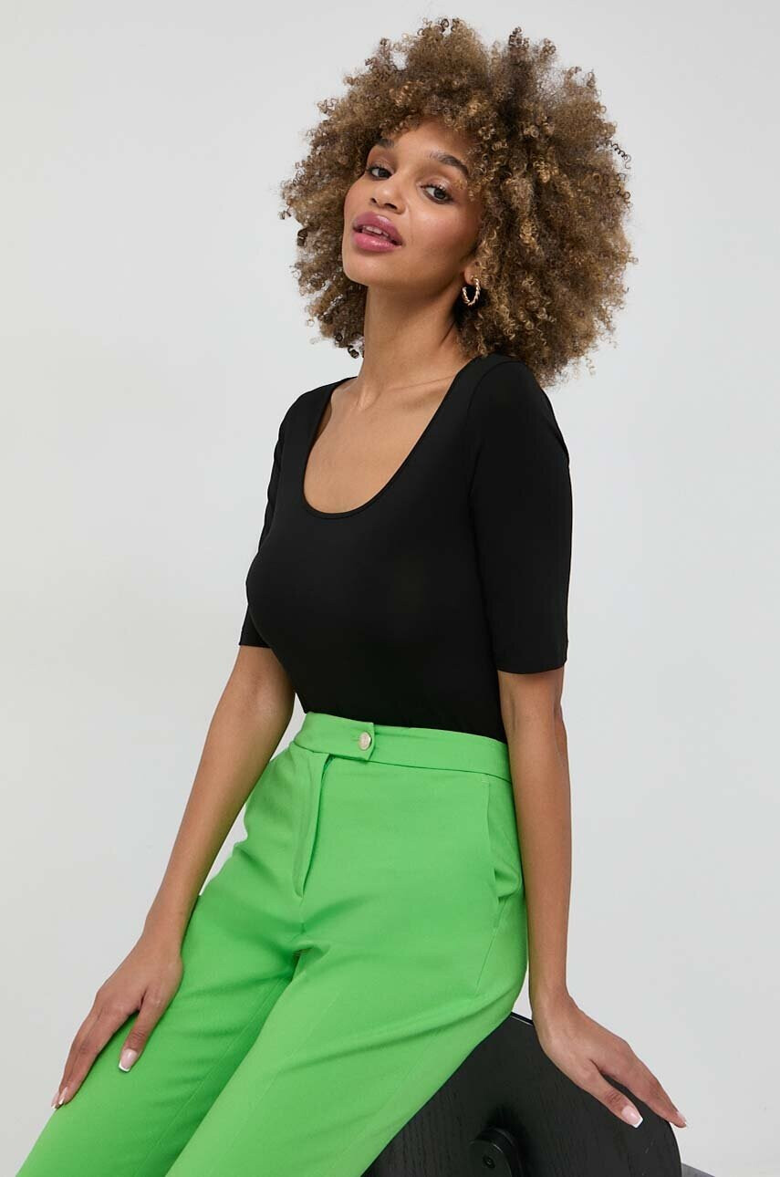 Max Mara Leisure Тениска в черно - Pepit.bg