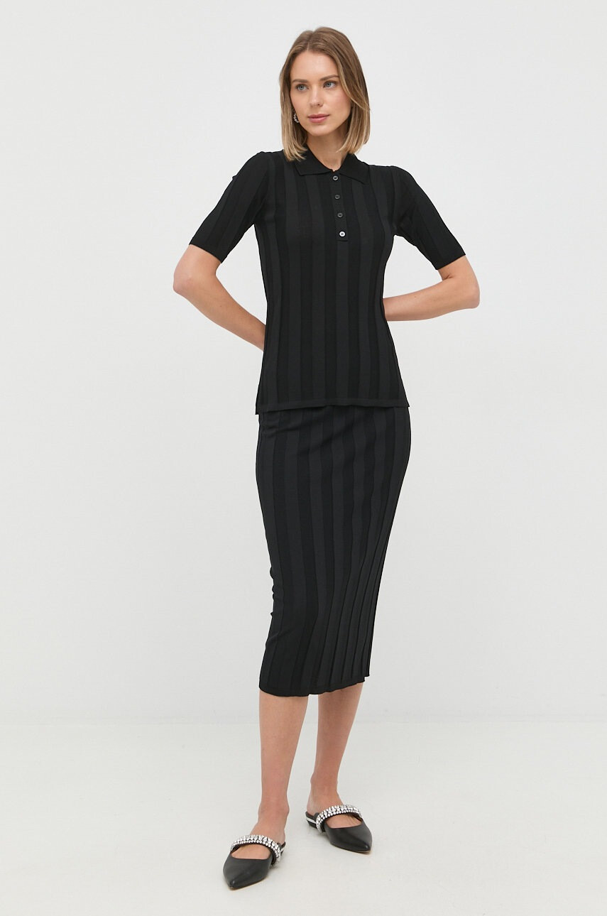 Max Mara Leisure Тениска с яка - Pepit.bg