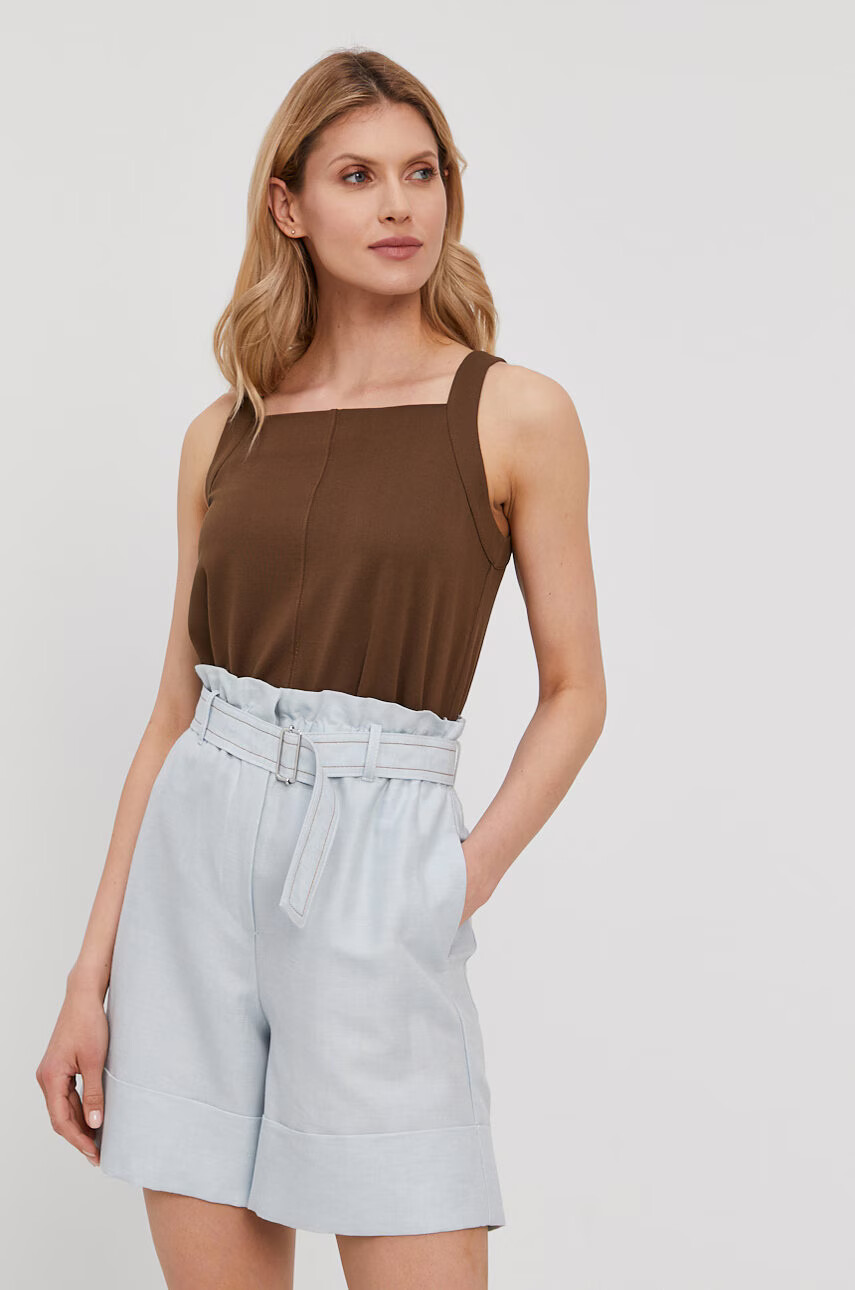 Max Mara Leisure Топ дамски в кафяво - Pepit.bg