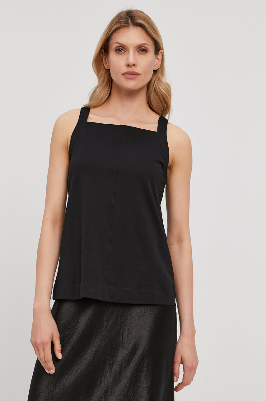 Max Mara Leisure Топ дамски в черно - Pepit.bg