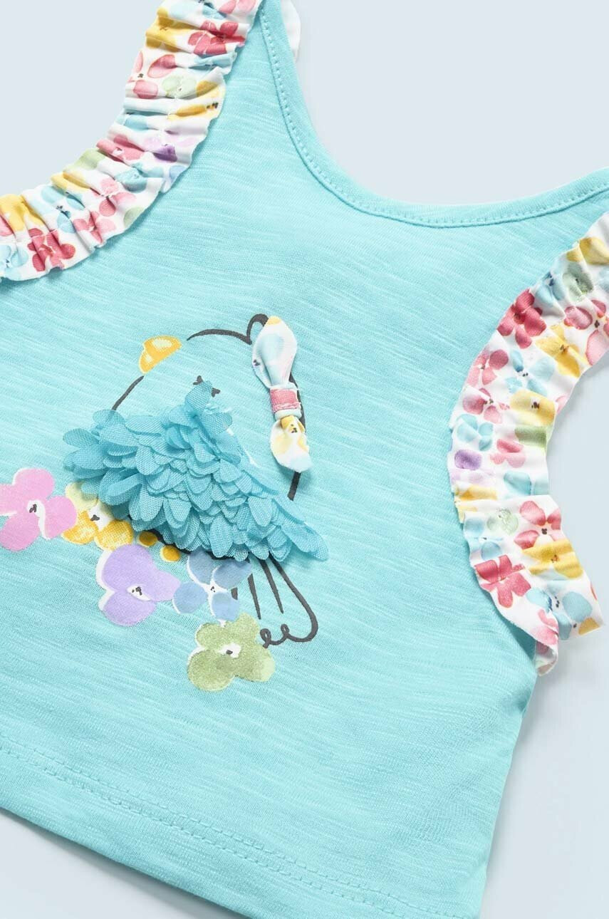 Mayoral Newborn Бебешки бански костюм от две части в тюркоазено - Pepit.bg