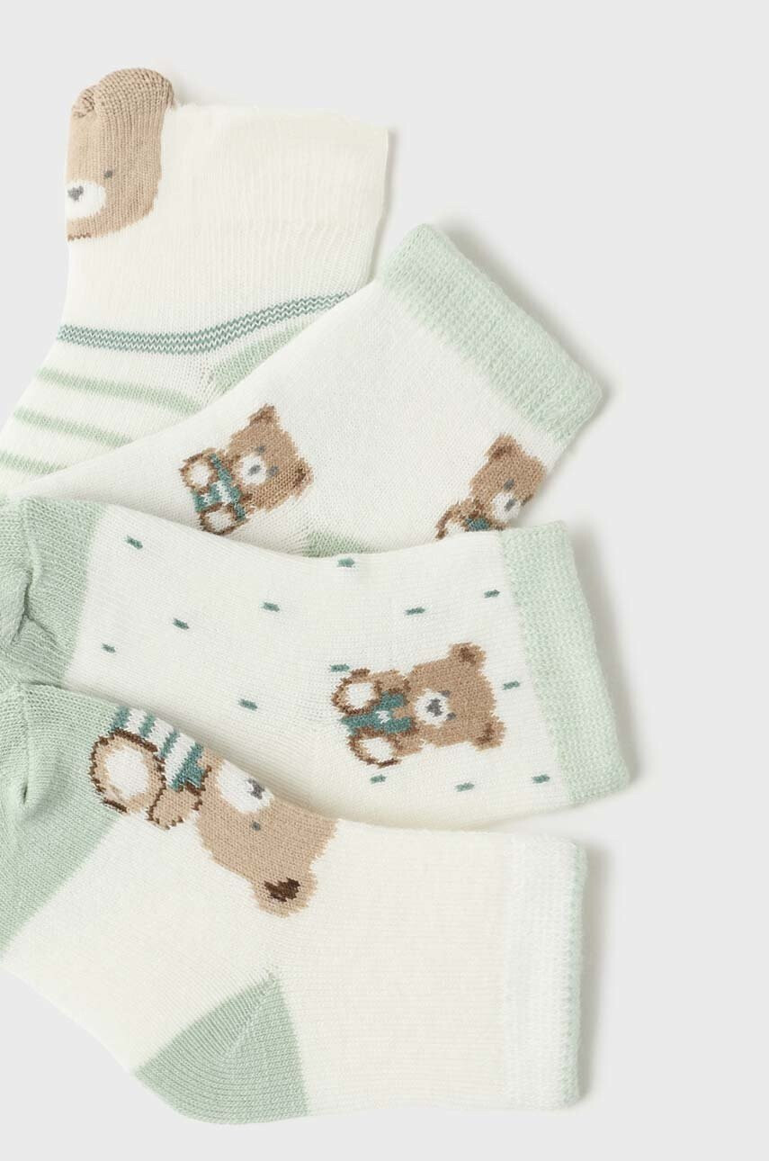 Mayoral Newborn Бебешки чорапи (4 броя) в тюркоазено - Pepit.bg