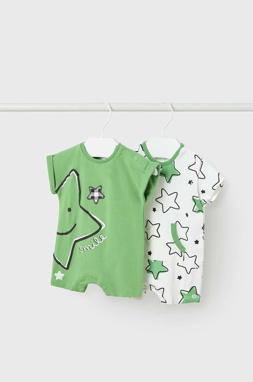 Mayoral Newborn Бебешки къс гащеризон (2 броя) - Pepit.bg