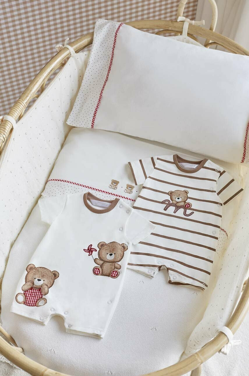 Mayoral Newborn Бебешки къс гащеризон (2 броя) - Pepit.bg