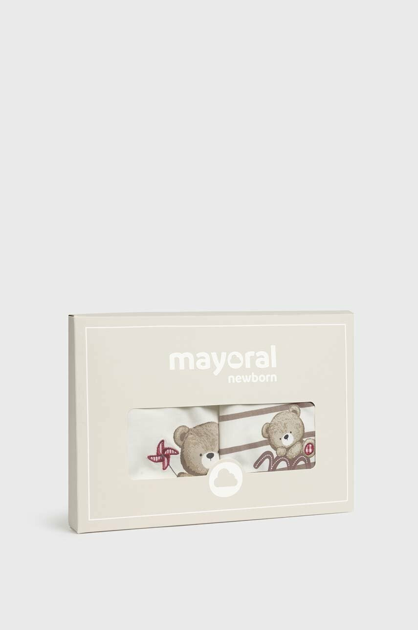 Mayoral Newborn Бебешки къс гащеризон (2 броя) - Pepit.bg