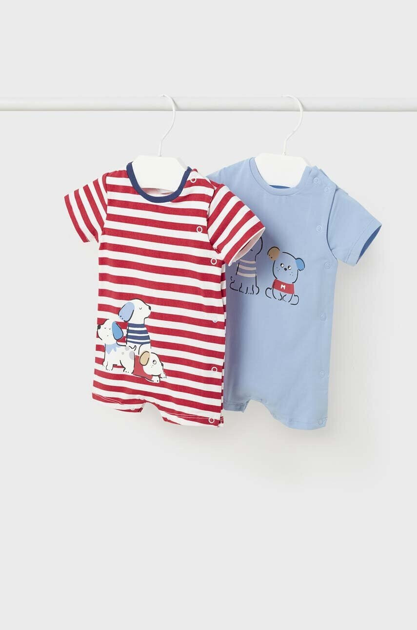 Mayoral Newborn Бебешки къс гащеризон (2 броя) - Pepit.bg