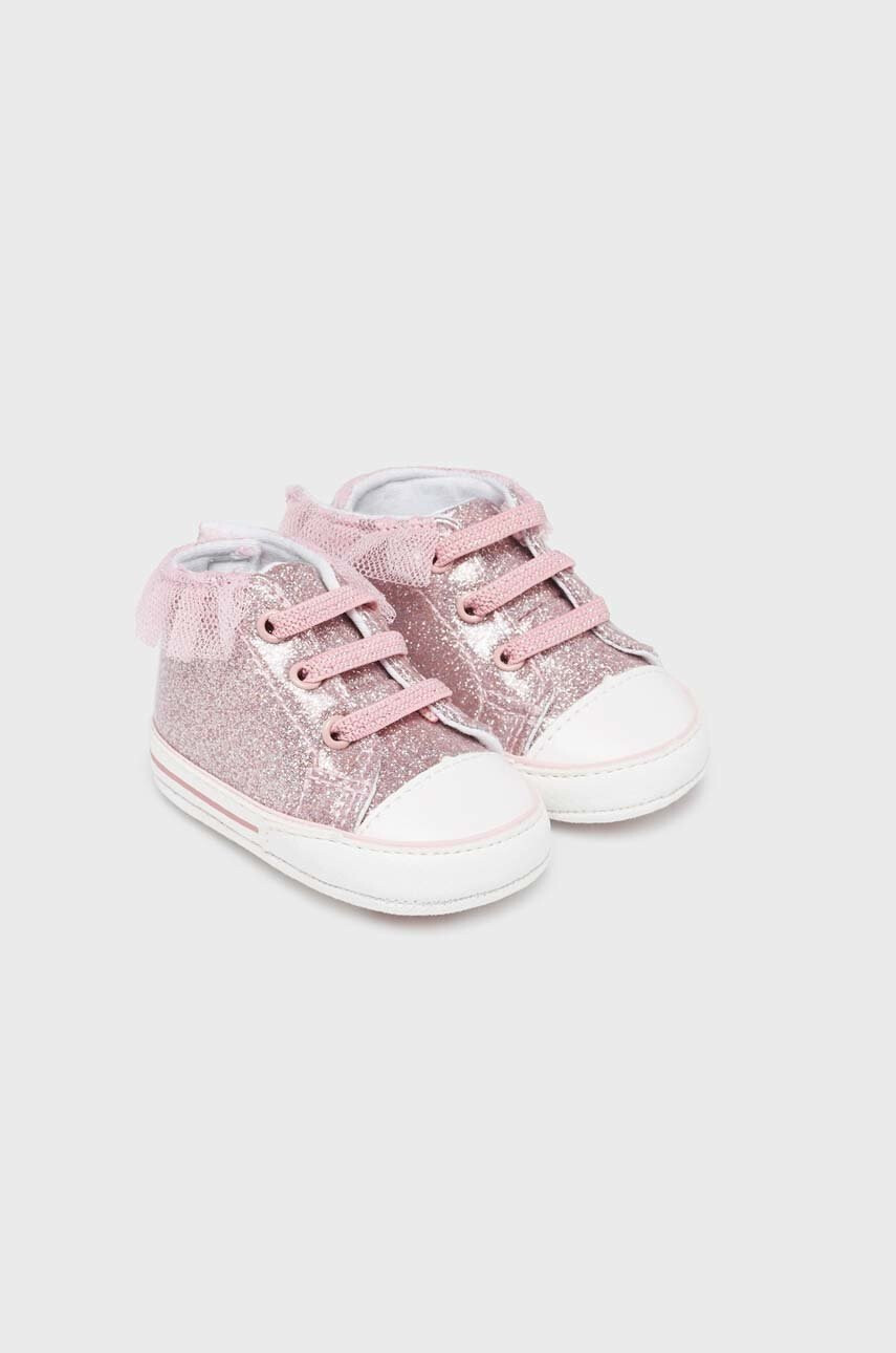 Mayoral Newborn Бебешки маратонки в розово - Pepit.bg