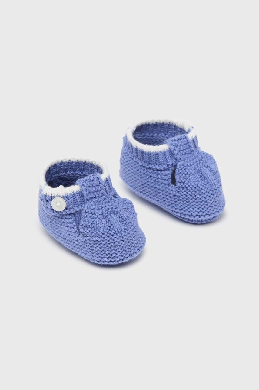 Mayoral Newborn Бебешки обувки в синьо - Pepit.bg