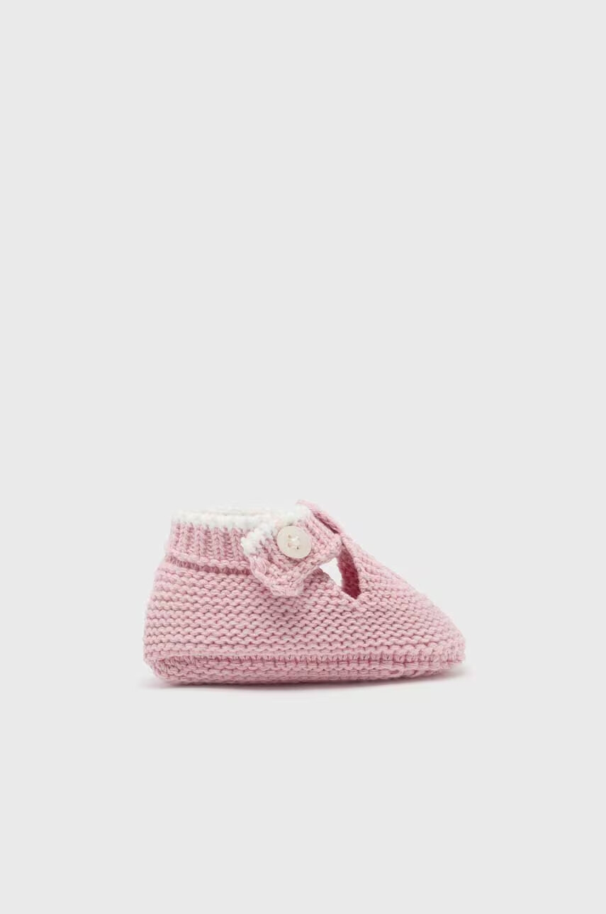 Mayoral Newborn Бебешки обувки в розово - Pepit.bg