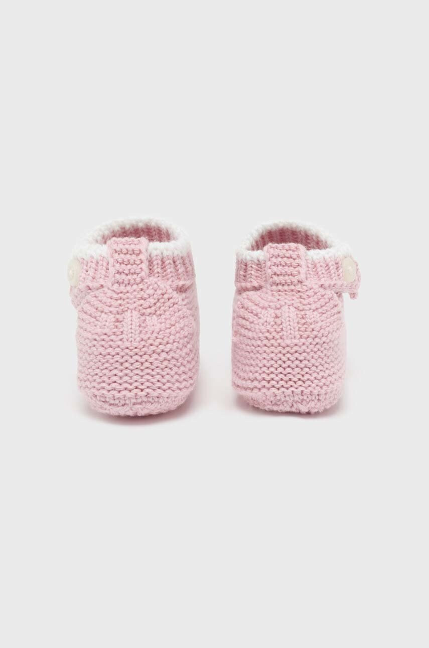Mayoral Newborn Бебешки обувки в розово - Pepit.bg