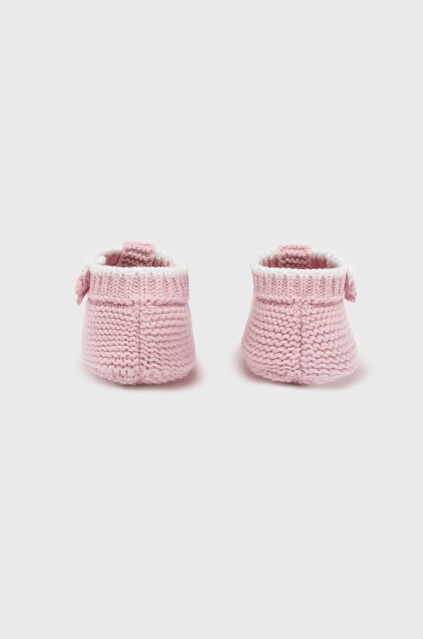 Mayoral Newborn Бебешки обувки в розово - Pepit.bg