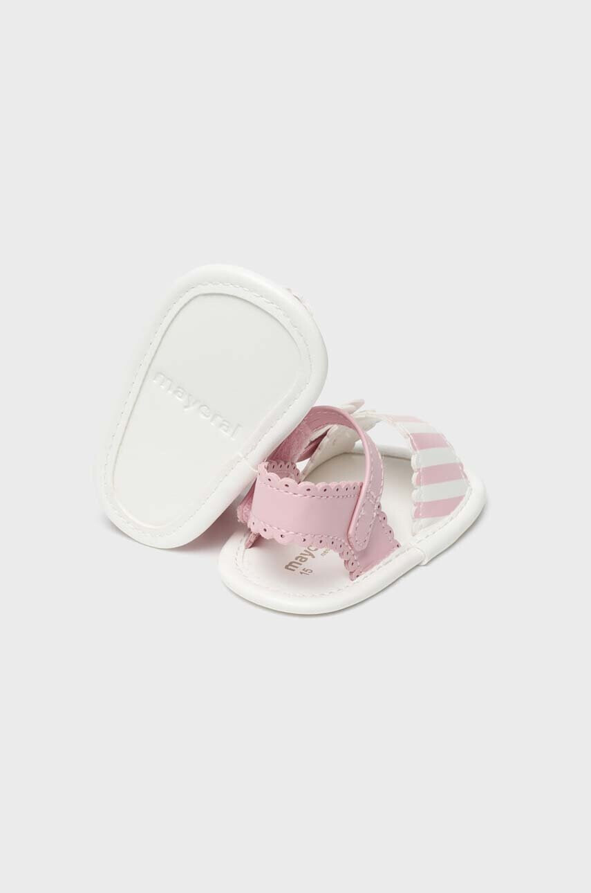 Mayoral Newborn Бебешки обувки в розово - Pepit.bg