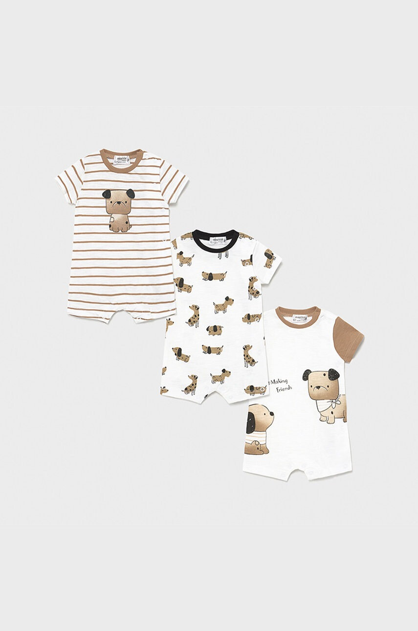 Mayoral Newborn Бебешко боди 55-86 cm (3 чифта) - Pepit.bg