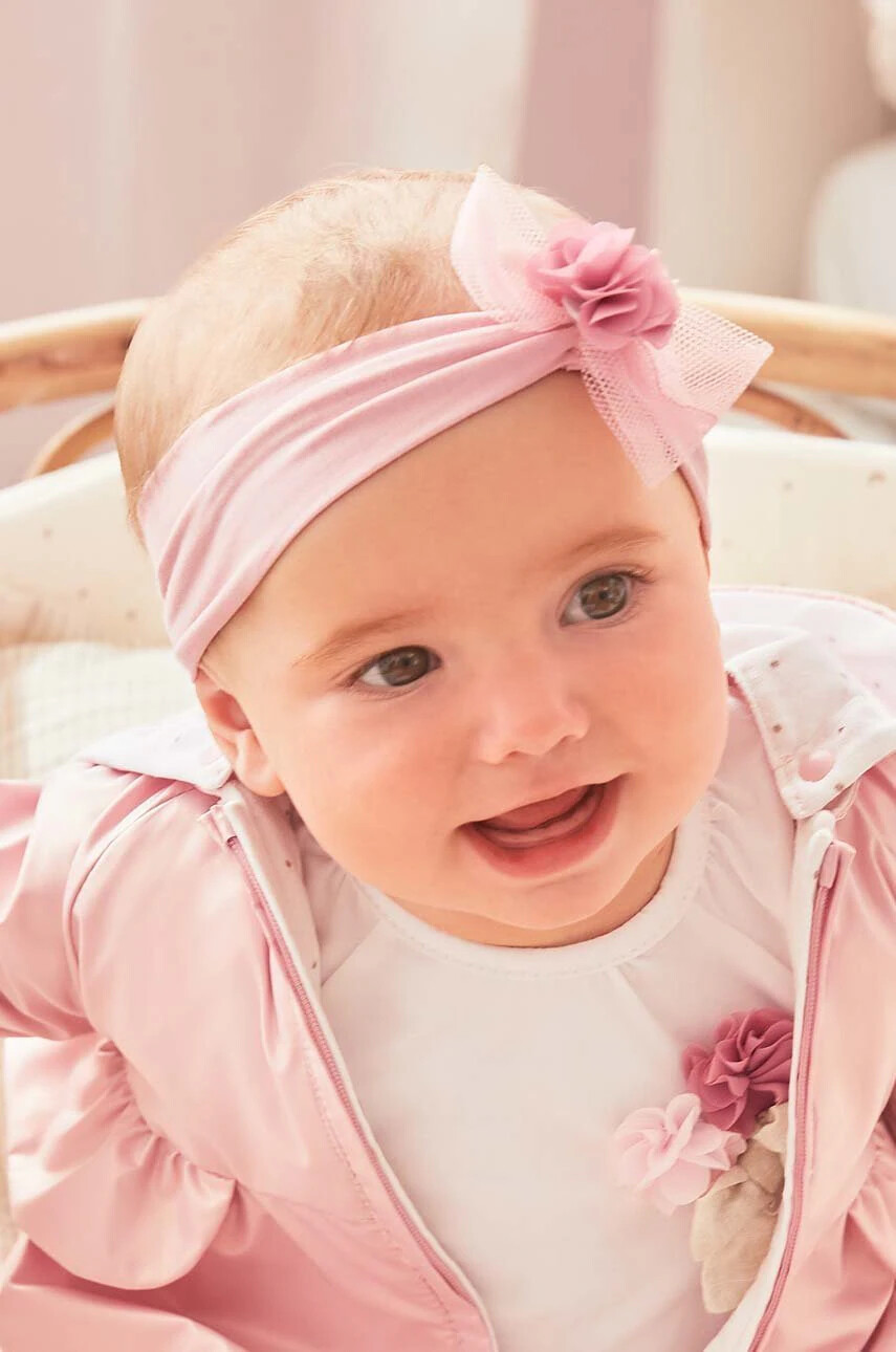 Mayoral Newborn Детска диадема в розово - Pepit.bg