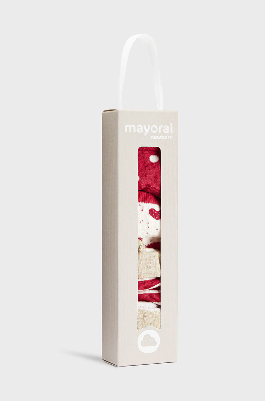 Mayoral Newborn Детски чорапи (4-pack) в червено - Pepit.bg