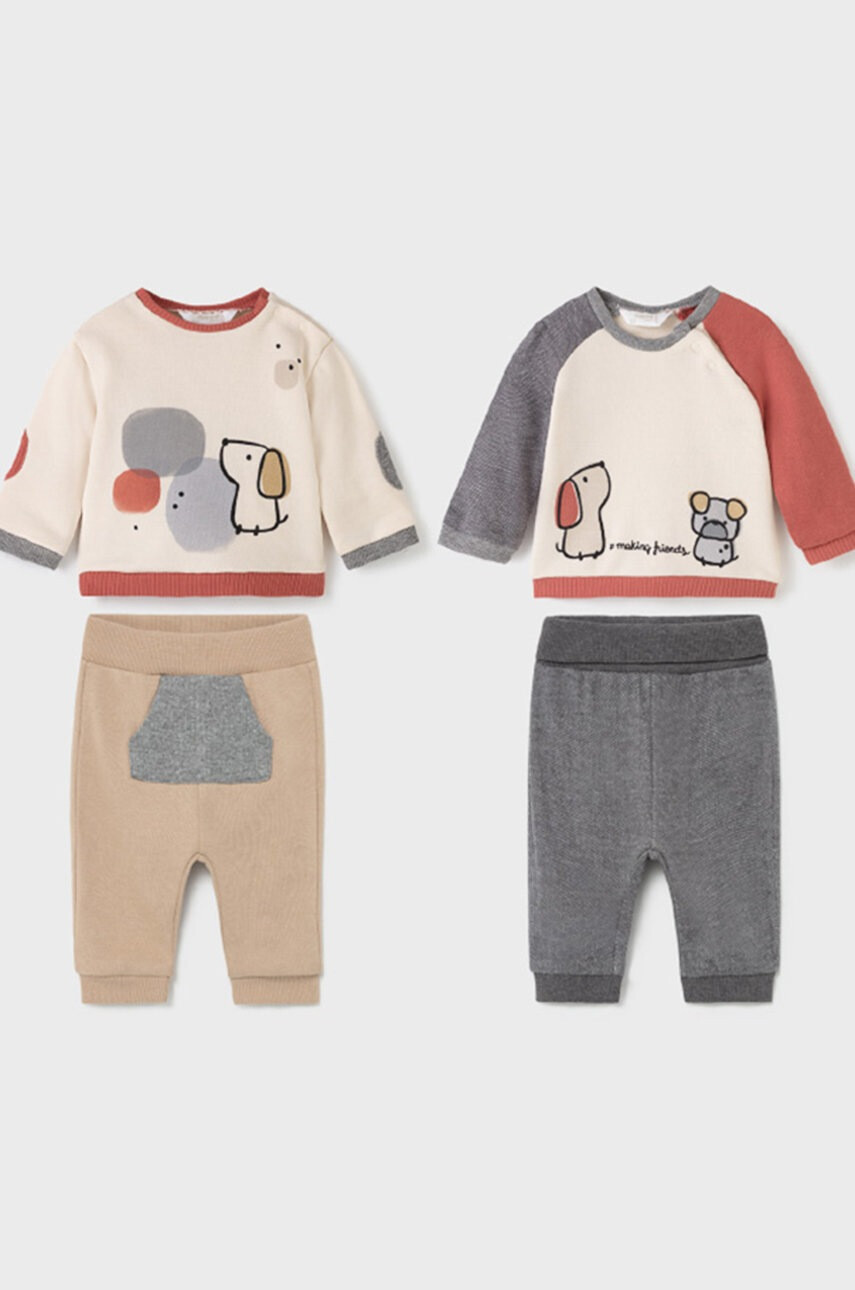 Mayoral Newborn Детски комплект в сиво - Pepit.bg