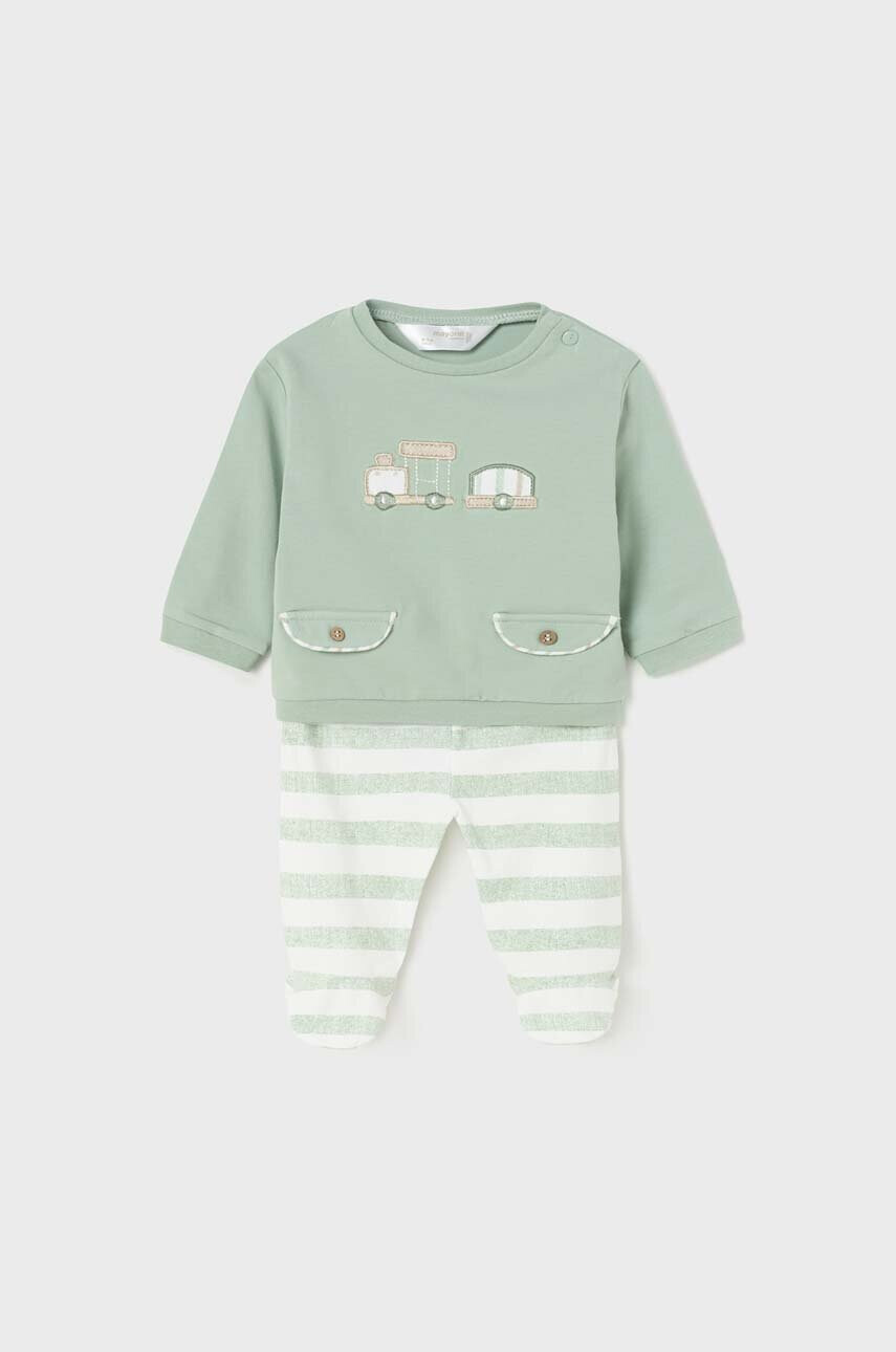 Mayoral Newborn Комплект за бебета в тюркоазено - Pepit.bg