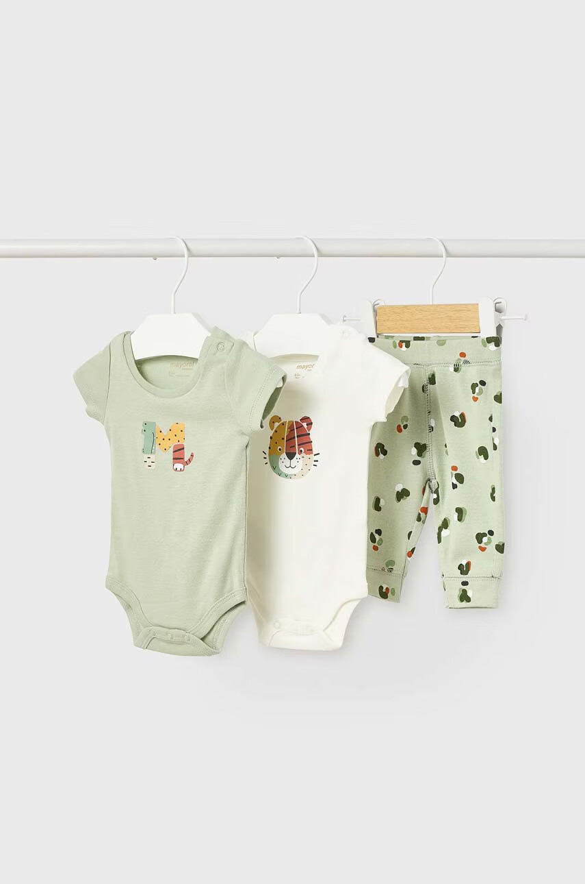 Mayoral Newborn Комплект за бебета в зелено - Pepit.bg