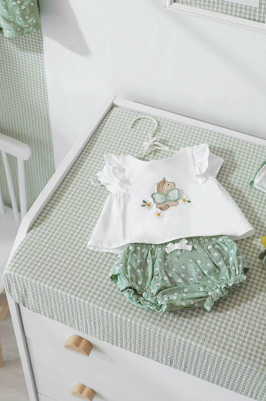 Mayoral Newborn Комплект за бебета в тюркоазено - Pepit.bg