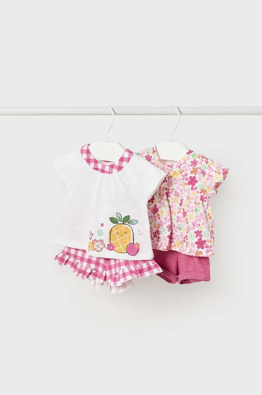 Mayoral Newborn Комплект за бебета (2 броя) в розово - Pepit.bg