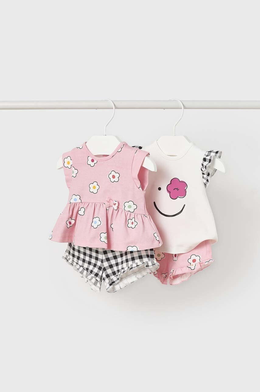 Mayoral Newborn Комплект за бебета (2 броя) в розово - Pepit.bg