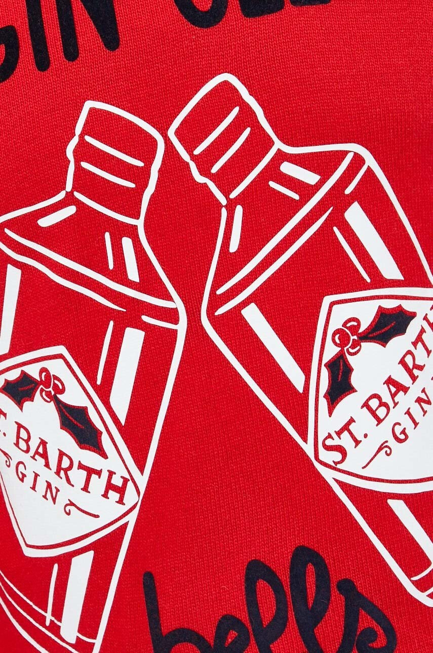 MC2 Saint Barth Вълнен пуловер мъжки в червено - Pepit.bg