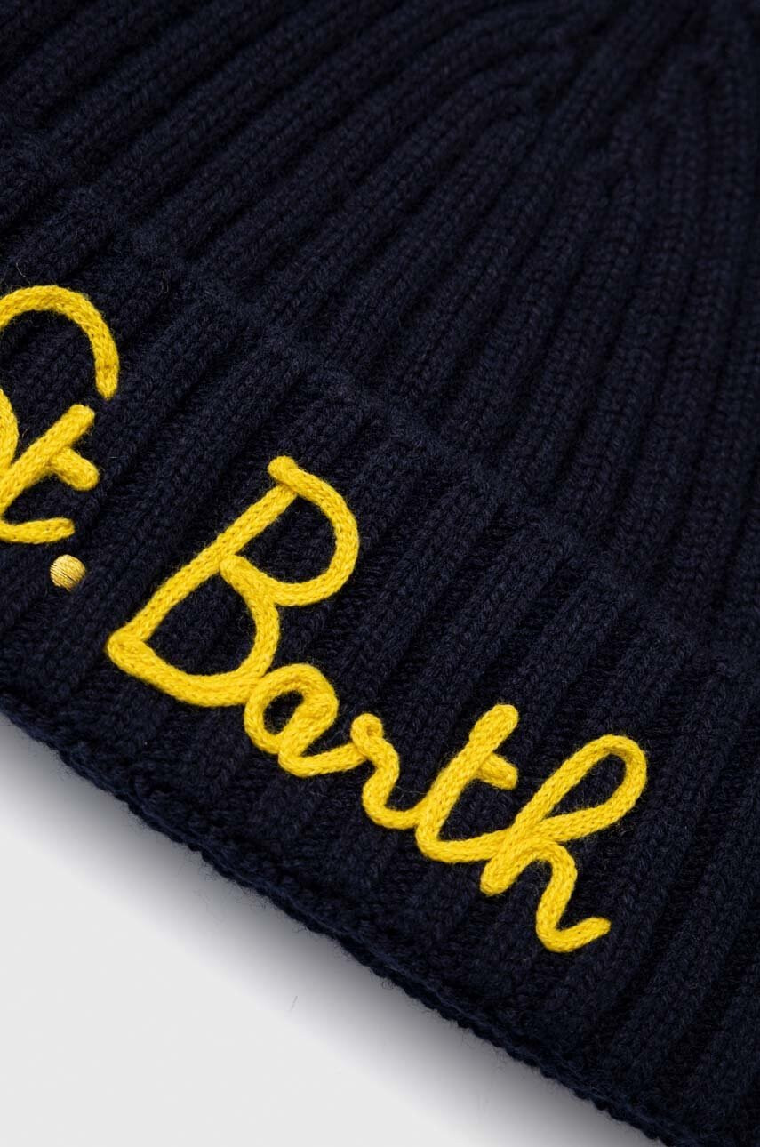 MC2 Saint Barth Вълнена шапка в черно от вълна - Pepit.bg