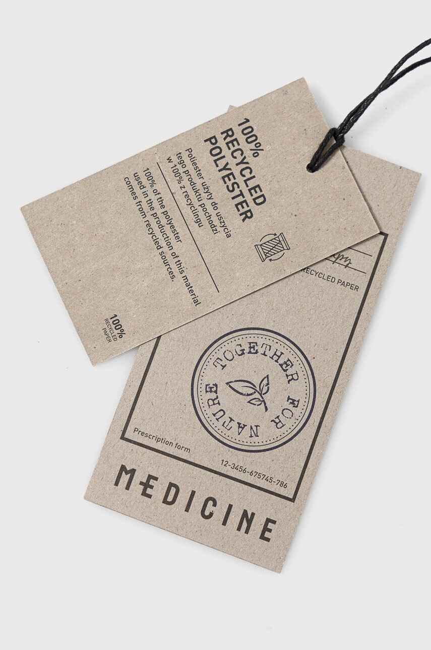 Medicine Блуза в черно с десен - Pepit.bg