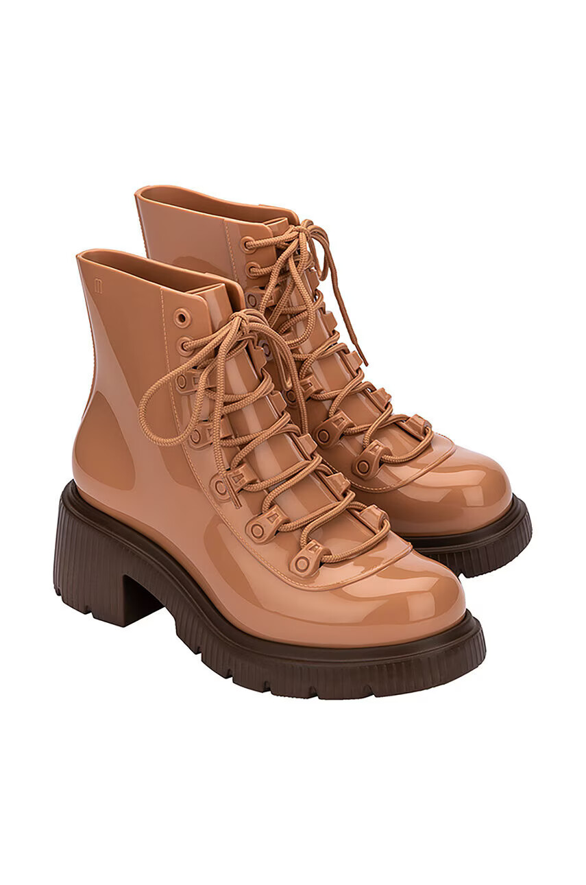 Melissa Боти челси Cosmo Boot Ad в кафяво с висок ток - Pepit.bg