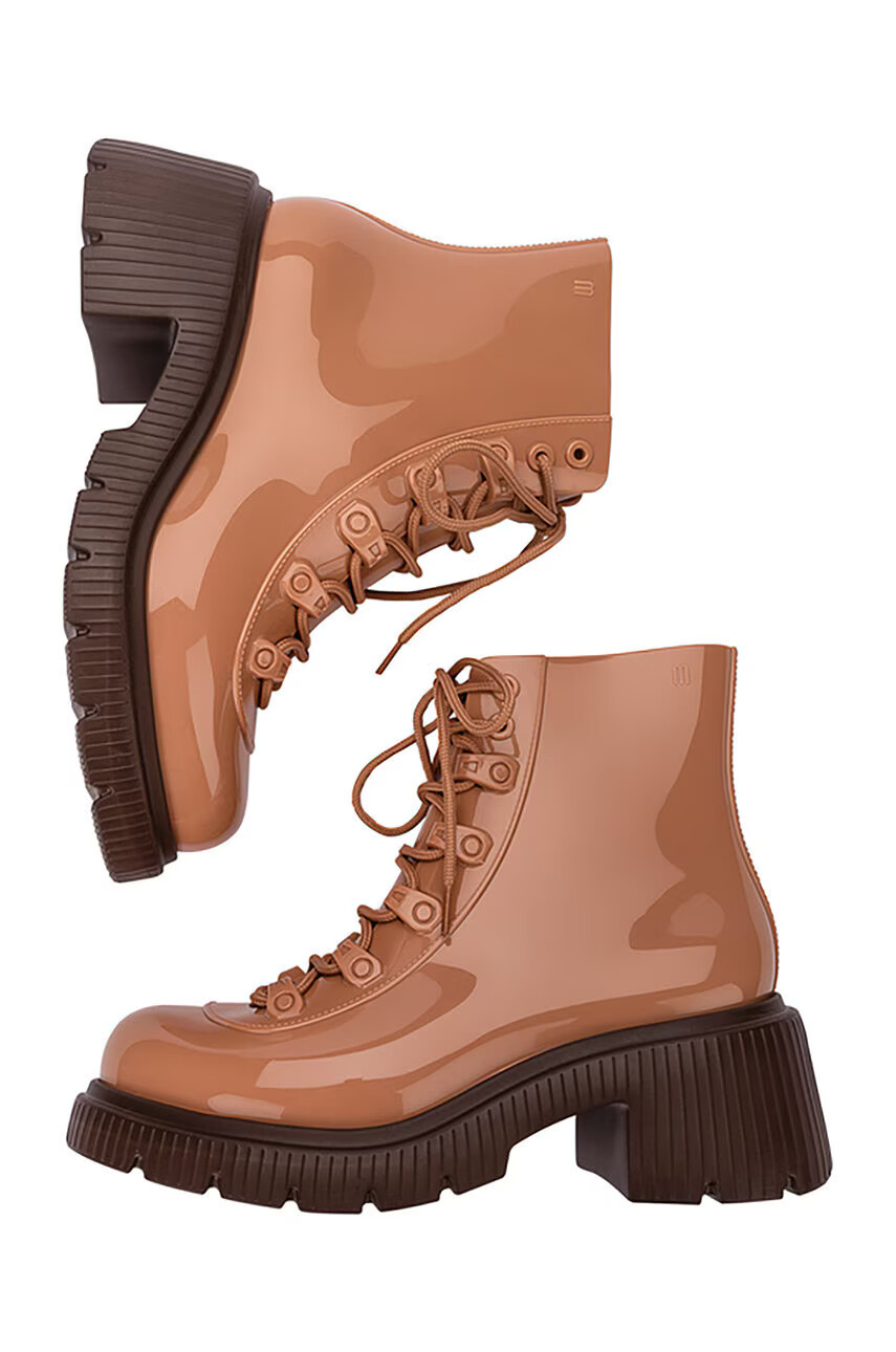 Melissa Боти челси Cosmo Boot Ad в кафяво с висок ток - Pepit.bg
