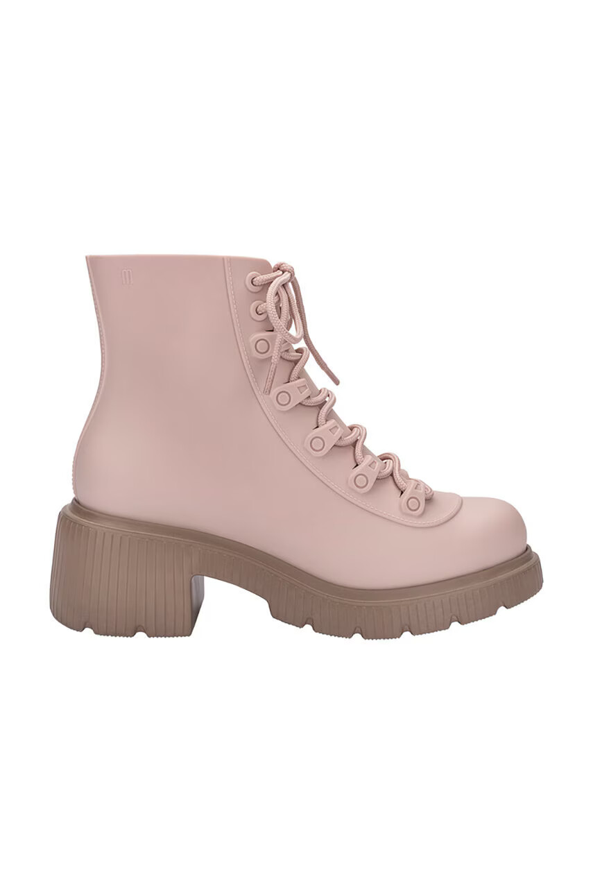 Melissa Боти Cosmo Boot Ad в розово с висок ток - Pepit.bg