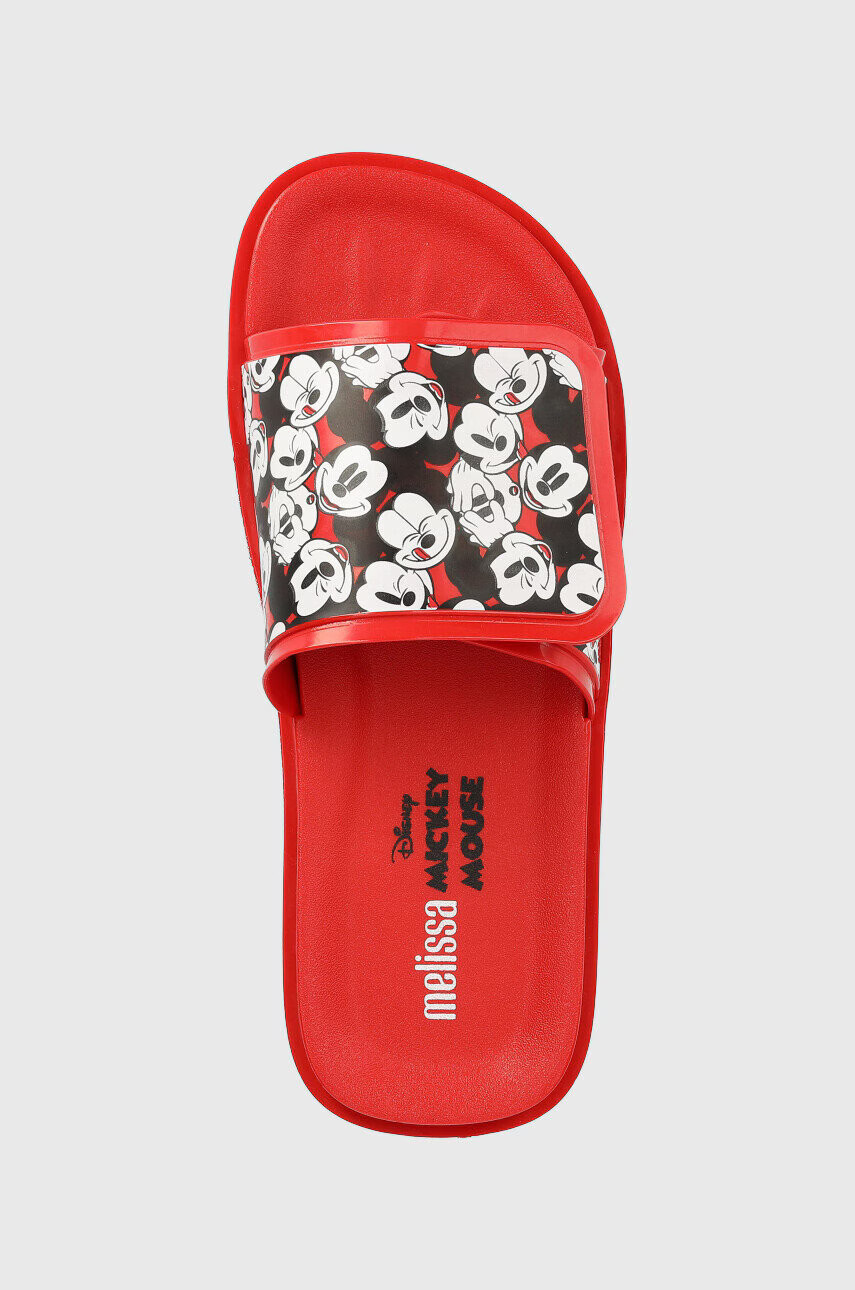 Melissa Чехли Brave + Mickey Mouse Ad в червено - Pepit.bg