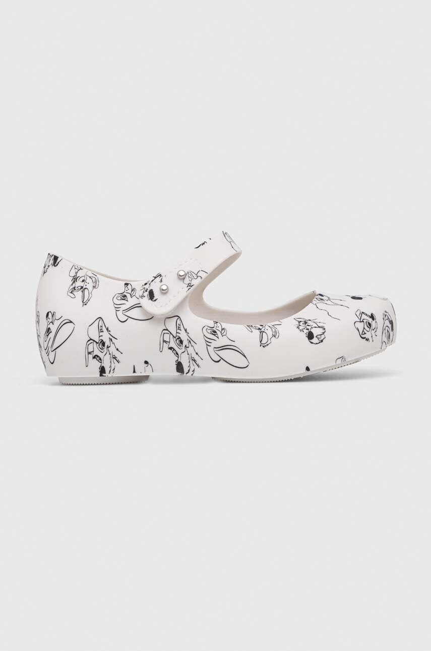 Melissa Детски балеринки x Disney в бяло - Pepit.bg