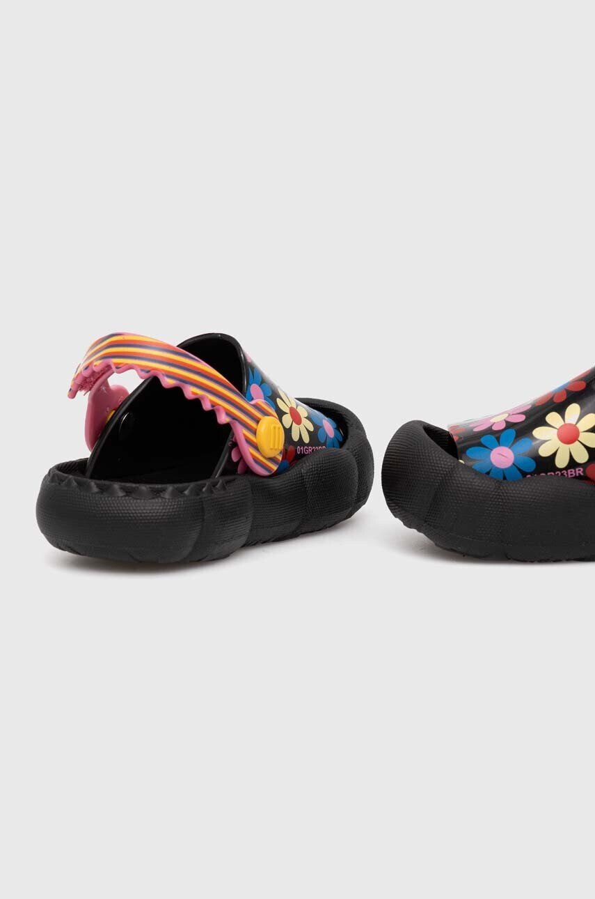 Melissa Детски чехли CRIATURA + FABULA BB в черно - Pepit.bg