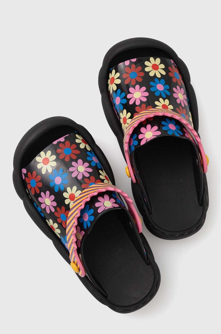 Melissa Детски чехли CRIATURA + FABULA INF в черно - Pepit.bg