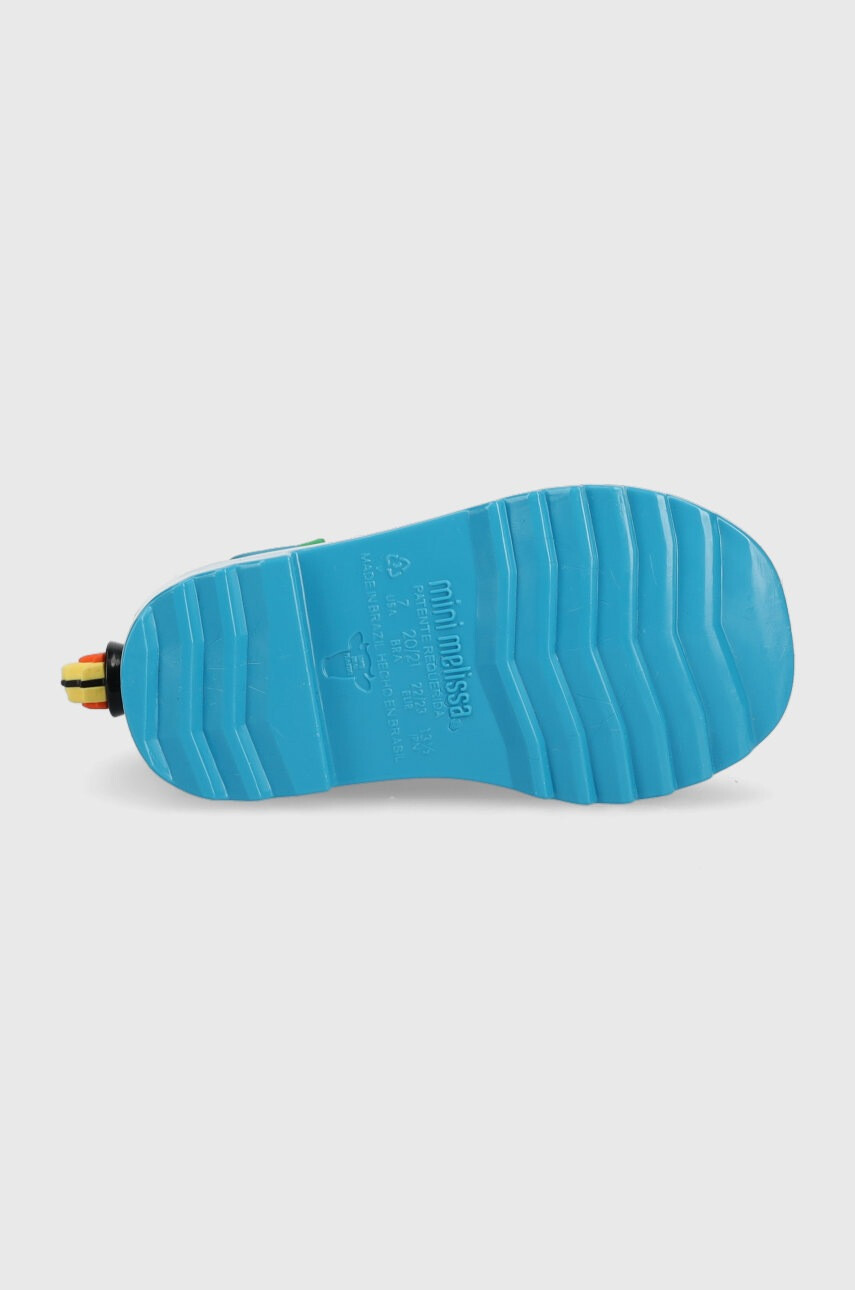 Melissa Детски гумени ботуши Rain Boot + Fabula Bb в черно - Pepit.bg
