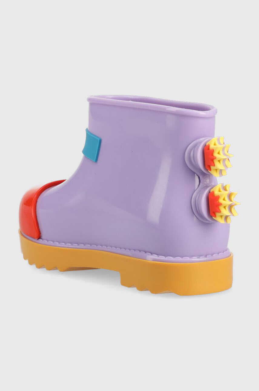 Melissa Детски гумени ботуши Rain Boot + Fabula Bb в лилаво - Pepit.bg