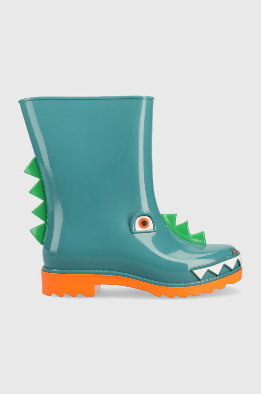 Melissa Детски гумени ботуши Rain Boot + Fabula Inf в тюркоазено - Pepit.bg