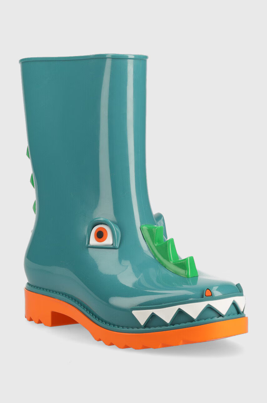 Melissa Детски гумени ботуши Rain Boot + Fabula Inf в тюркоазено - Pepit.bg