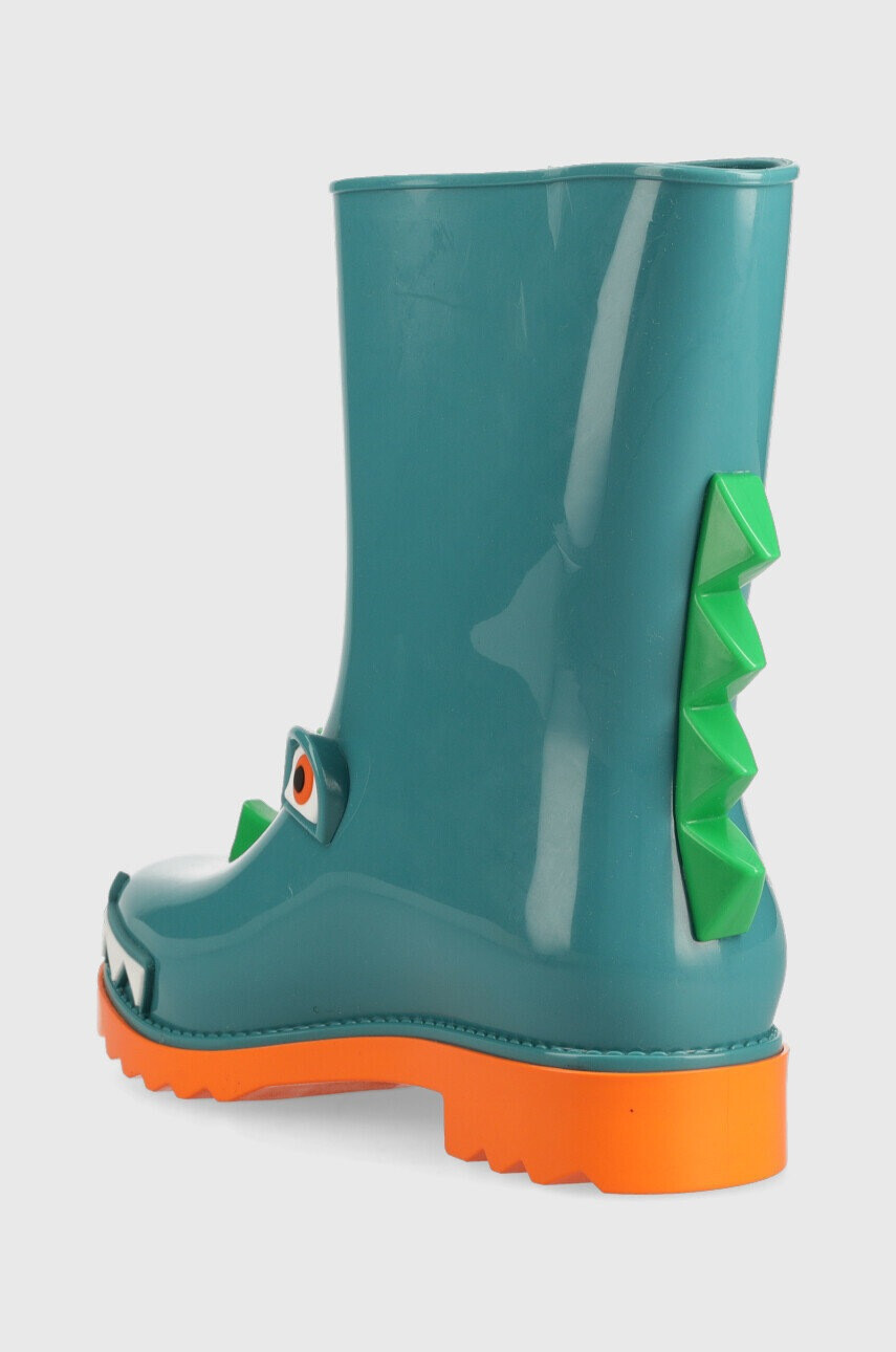 Melissa Детски гумени ботуши Rain Boot + Fabula Inf в тюркоазено - Pepit.bg