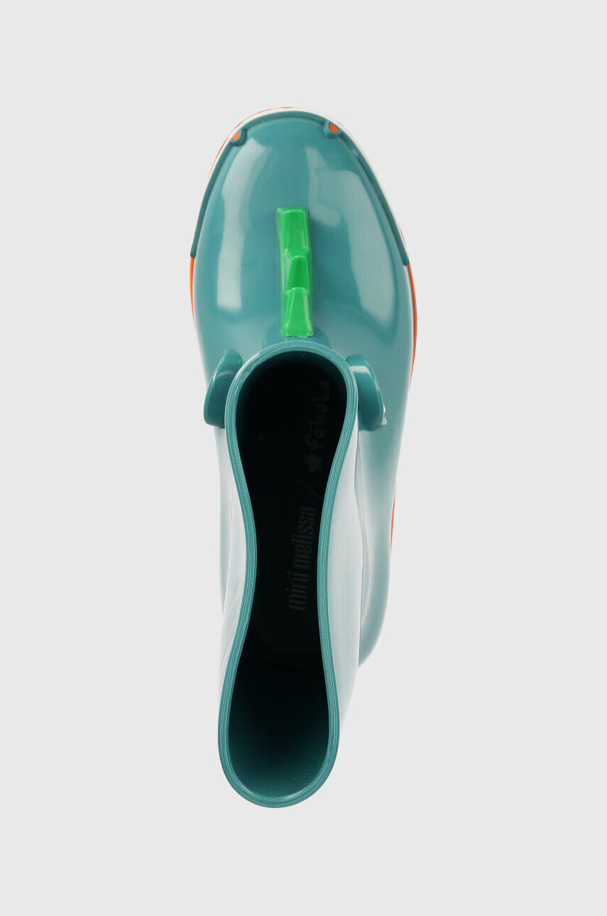Melissa Детски гумени ботуши Rain Boot + Fabula Inf в тюркоазено - Pepit.bg