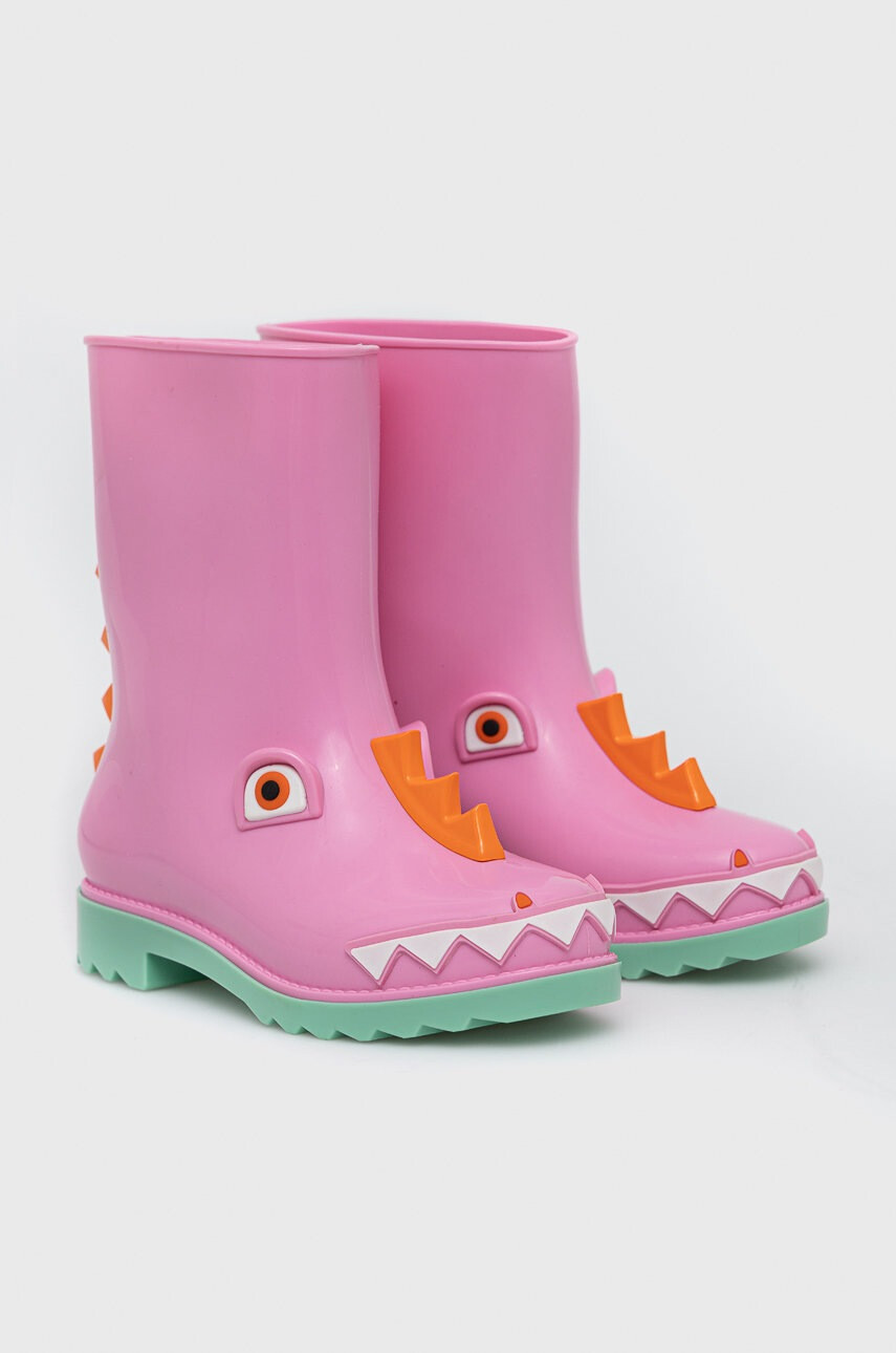 Melissa Детски гумени ботуши Rain Boot + Fabula Inf в розово - Pepit.bg