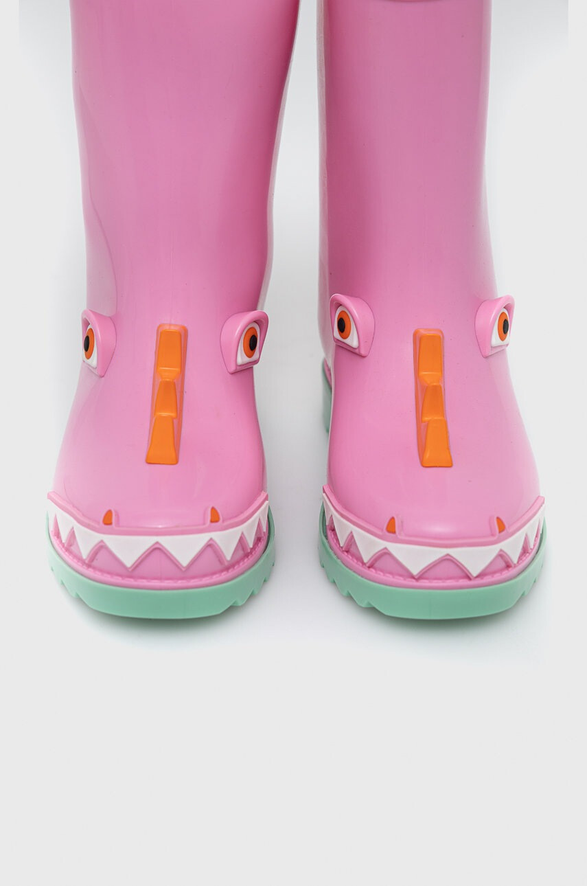 Melissa Детски гумени ботуши Rain Boot + Fabula Inf в розово - Pepit.bg