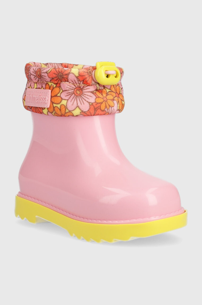 Melissa Детски гумени ботуши Rain Boot Iii Bb в розово - Pepit.bg