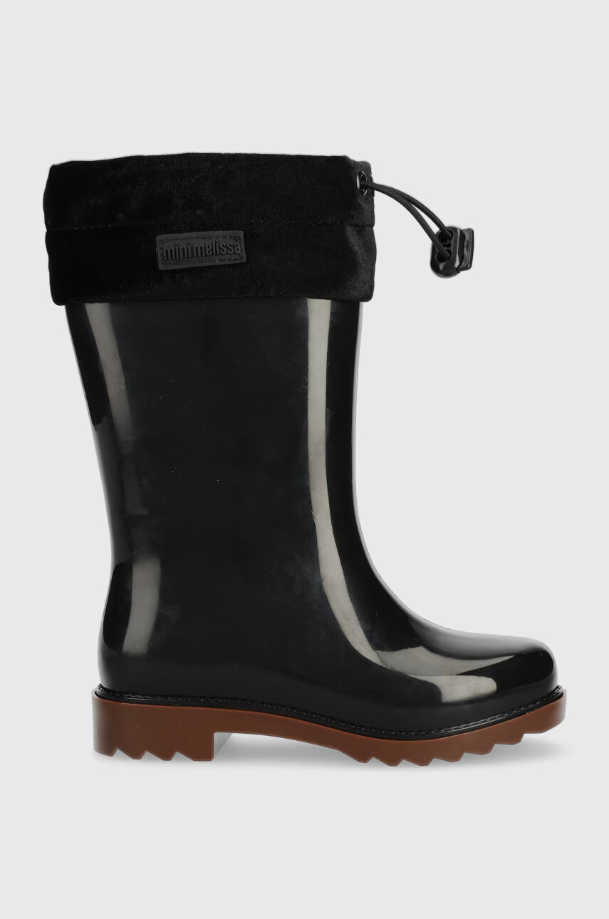 Melissa Детски гумени ботуши Rain Boot Iii Inf в черно - Pepit.bg