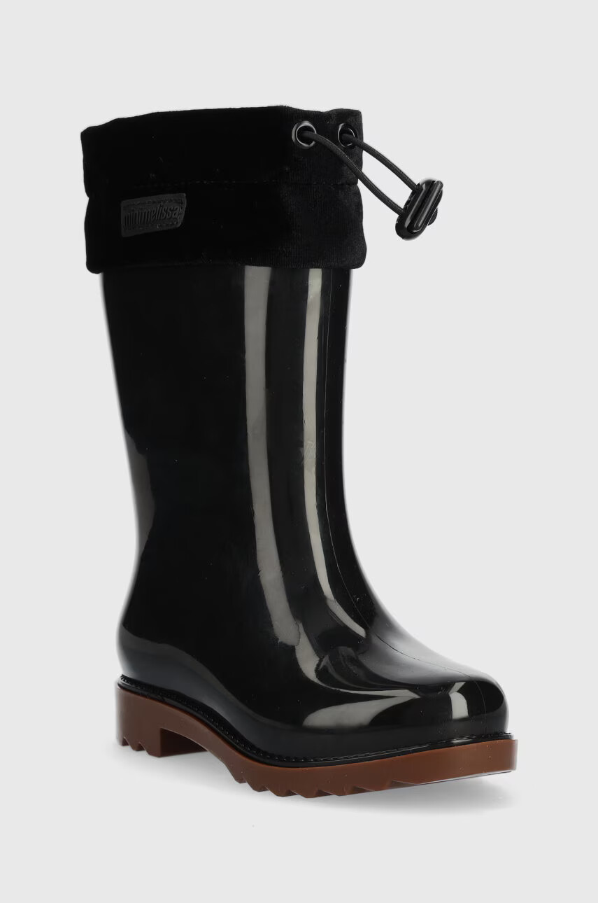 Melissa Детски гумени ботуши Rain Boot Iii Inf в черно - Pepit.bg